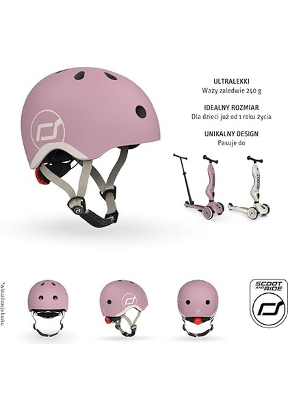 And Ride Helmet Bebek Kaskı Xxs-S Wildberry 181206-00081 fırsatları
