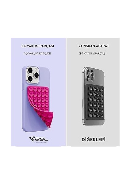 Telefon Arkasına Yapışan Silikon Vantuzlu Telefon Tutucu, Telefon Kılıfı Tutucu, Tüm Cep Telefonu Modellerine Uygun, Araç Telefon Tutucu, Ahtapot, Vakumlu Telefon Tutucu (Koyu Pembe) fiyatları