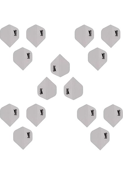 Set (15 Adet) Dartsan Dart Flight-Flayt. 100 Micron Pet Beyaz fiyatları