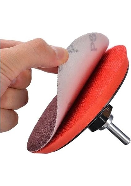 Zımpara Seti 62 Parça 115 mm Avuç Taşlamaya Uygun + Matkap Aparatı indirimleri