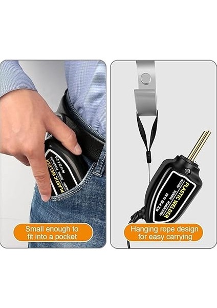 100W Çantalı 600 Uçlu Plastik Kaynak Makinesi Araba Tampon LED Işıklı XCER-110 modelleri