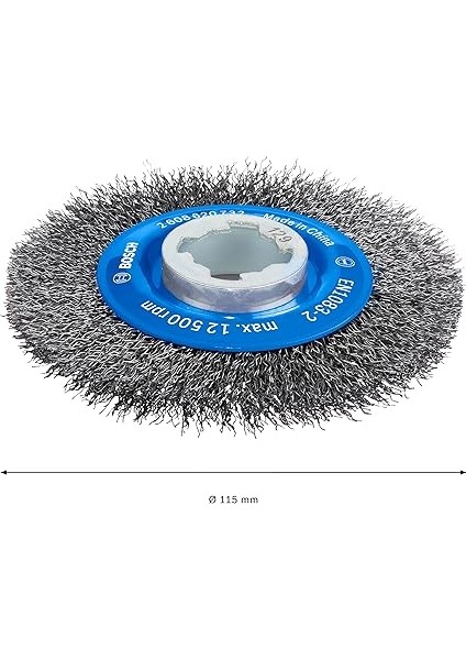 Professional Accessories Cam Fırçası, Dalgalı Tel Clean (Metal Için, X-Lock, Ø 115 Mm, Tel Kalınlığı 0,3 Mm) modelleri