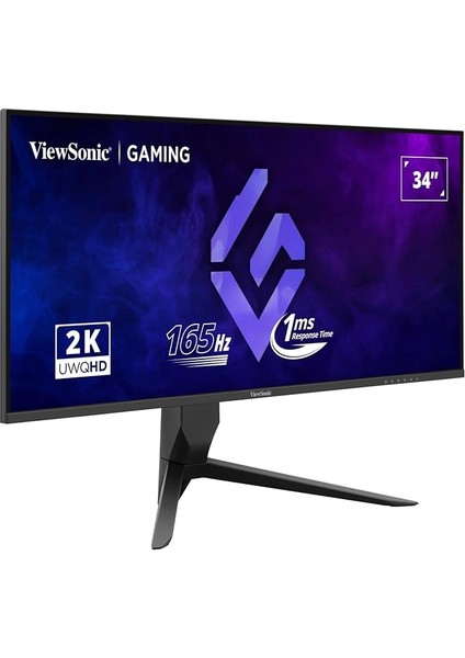 VX3480-2K-PRO 34" Wqhd 21:9 165Hz 1ms Freesync Premium 2xhdmı, 1xdp Yükselik Ayarlanabilir Gaming Monitor