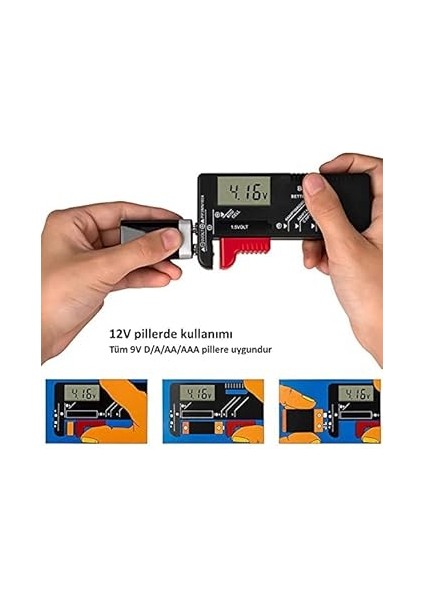 BT-168D LCD Dijital Pil Test Cihazı modelleri