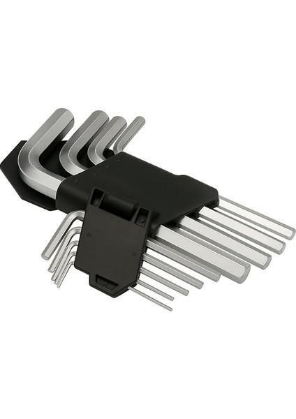 9 Parça Altıgen Alyen Anahtar Seti – Farklı Boyutlarda Hex Takım | Bisiklet, Mobilya, Makine Montajı ve El Aletleri Kullanımı Için Uygun | Ergonomik L Tipi Anahtar Seti