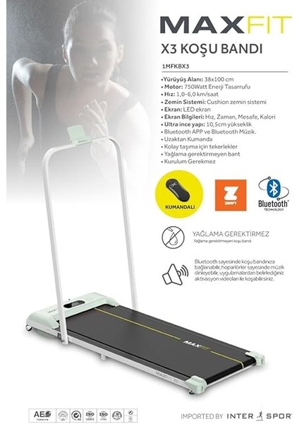 X3 Koşu Bandı fiyatları