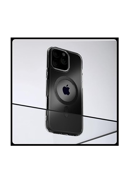 iPhone 16 Pro ile Uyumlu Ince Magsafe Kılıf Ultra Hybrid Sararma Karşıtı Duraclear Hava Kanalı Teknolojisi Askeri Sınıf Koruma Magfit Carbon Fiber Şeffaf Kapak - ACS08131 modelleri