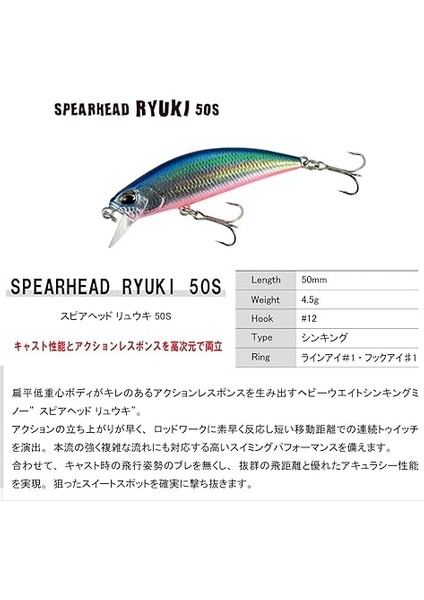 Ultimate Originals Duo Spearhead Ryuki 50S AHA4052 Peach Gold Yamame fiyatları