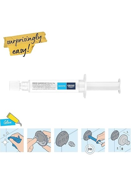 Quickglue A1 Yapıştırıcı | Duş / Banyo Aksesuarları | 41127000 modelleri