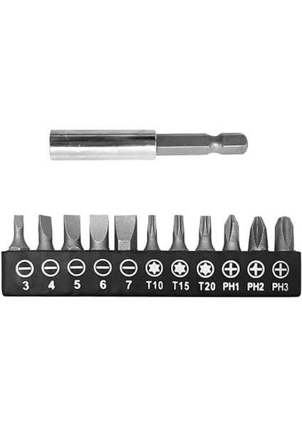 Şarjlı Vidalama Seti 3.6V Akülü Elektrikli Tornavida Kullanımı Kolay ve Pretik Manyetik Elektrikli Tornavida Ev Için LED Çalışma Işığı S12B (S12B) modelleri