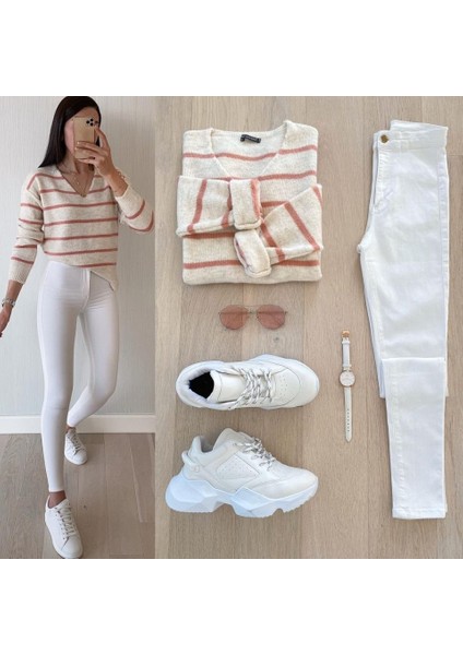 Gabardin Kumaş Yüksek Bel Pantolon 94CM XLBEL36CM