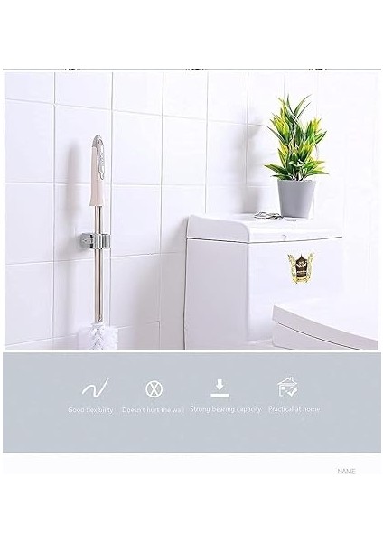 Trend 4 Adet Süpürge Mop Tutucu Duvar Kendinden Yapışkanlı Duvar Delme Gerektirmez (Gri) modelleri