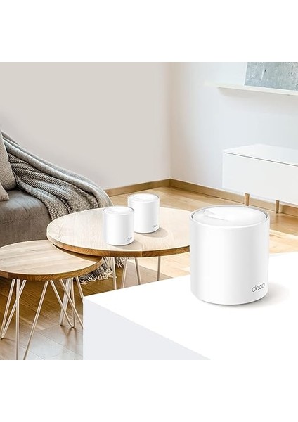 Deco X60 1-Pack, AX5400 Mbps, 1 Ghz Dört Çekirdekli Cpu, Wpa3, Ofdma ve Mu-Mımo, 150 Cihaza Kadar Bağlantı, 270 M²'ye Kadar Kapsama, Mobil Uygulama ile Kolay Kurulum, Wi-Fi 6 Mesh Sistemi indirimleri