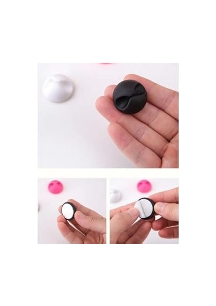 10 Adet Kablo Düzenleyici, Kablo Sabitleyici, Kablo Sabitleme Seti 10'lu, Kablo Tutucu Organizer modelleri