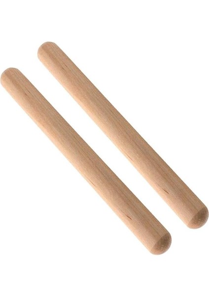 Orf-Bt-55 Örf Aletleri Ahşap Akça Ağaç Ritim Çubuğu 2 Adet (Çift)