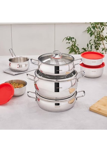 Pişir&sakla V2 13 Prç Çelik Set modelleri