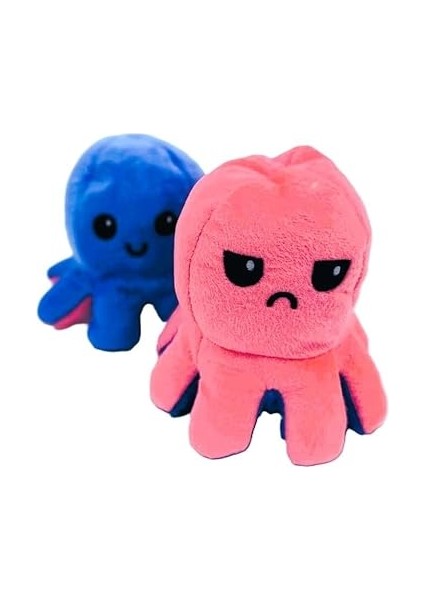 Mood Değiştiren Peluş Ahtapot 20 Cm. Pembe - Mavi fiyatları