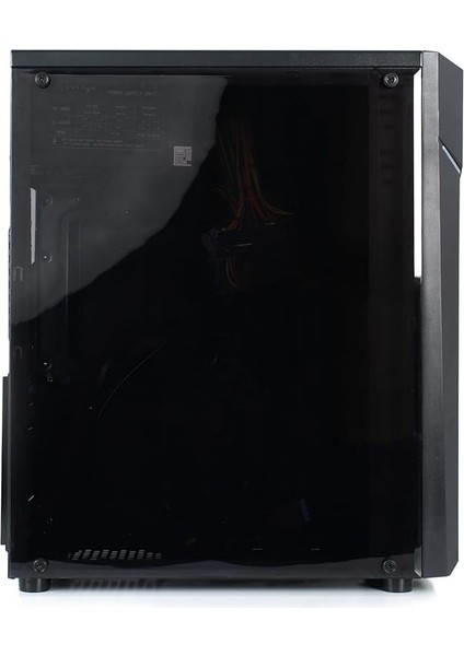 Elegance Deluxe 1 Fanlı Şeffaf Temperli Cam Panel Atx Bilgisayar Gaming Oyuncu Kasası (0, Watt) modelleri