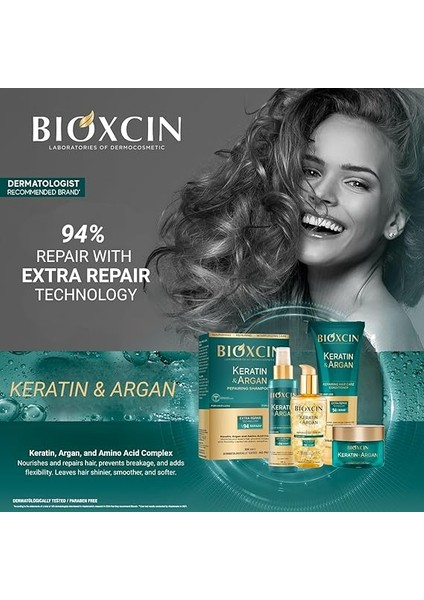 Keratin & Argan Onarıcı Saç Bakım Kremi – Yıpranmış ve Hasar Görmüş Saçlar Için – 250 ml – Biocomplex B11, Hidrolize Keratin ve Argan Yağlı indirimleri