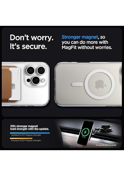 iPhone 16 Pro Max ile Uyumlu Ince Magsafe Kılıf Liquid Crystal Sararma Karşıtı Duraclear Hava Kanalı Teknolojisi Askeri Sınıf Koruma Magfit Crystal Clear Şeffaf Kapak - ACS08387 modelleri