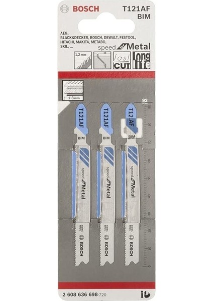 T 121 Af Speed For Metal 3'li fiyatları