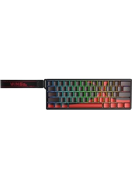 WIN60 He Max Manyetik Klavye Rapid Trigger Wing Chun Switch 8000Hz Rgb Tkl Hot Swap Oyuncu Klavyesi Kırmızı fırsatları