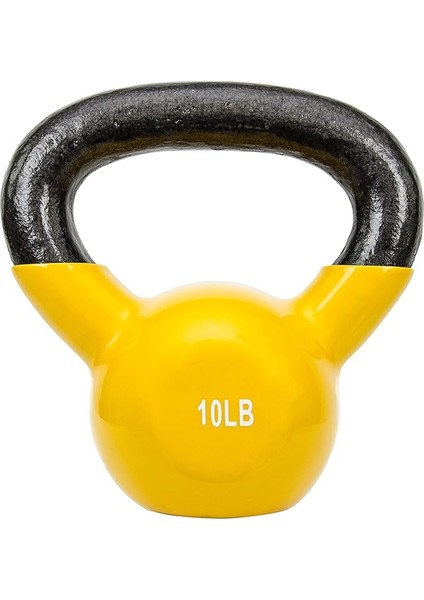 Health & Fitness Vinil Kaplamalı Kettlebell, Güç Ağırlık Antrenmanı ve Savurma Egzersizi Için