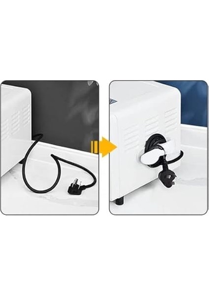 Düzenleyici Organizer, 2'li Set, Küçük Ev Aletleri Için Kablo Sarma ve Toparlama Aparatı, Çok Amaçlı Kablo Sarma Aparatı 2 Adet fırsatları