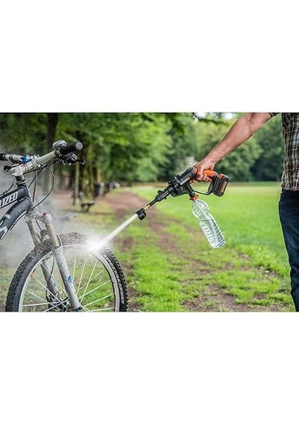 WG620E.2 20VOLT 2.0AH. Li-Ion 24 Bar Basınçlı Yıkama Tabancası + 4 Parça Yıkama Seti modelleri