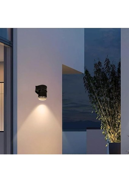 Geldi Tekli Çağlayan Aplik IP54 Dış Mekan Zita Bahçe Aydınlatma Duvar Apliği + GU10 LED Ampul (Gün Işığı) fiyatları