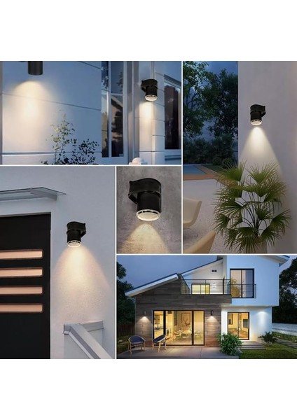 Geldi Tekli Çağlayan Aplik IP54 Dış Mekan Zita Bahçe Aydınlatma Duvar Apliği + GU10 LED Ampul (Gün Işığı) indirimleri