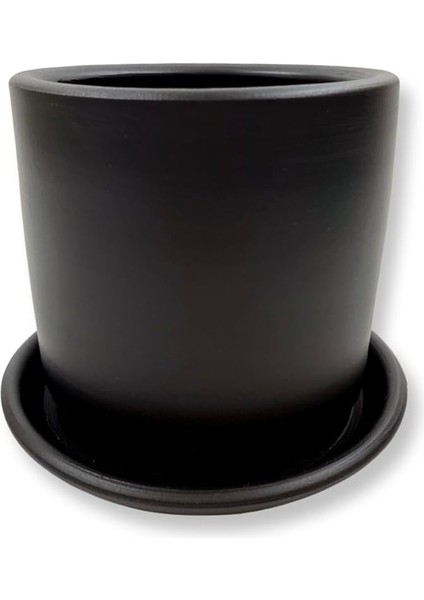 Londra Serisi Toprak Saksı/tabaklı/altı Delik / 3 Boy (Orta)