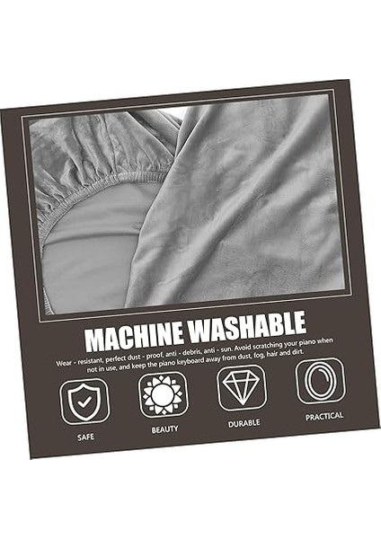 Dayanıklı Piyano Klavye Kılıfı Toz ve Çizilmelere Karşı Yüksek Kalite Şık Tasarım Tuşlu Elektrikli Piyano Için Uygun Süreli Kullanım fırsatları