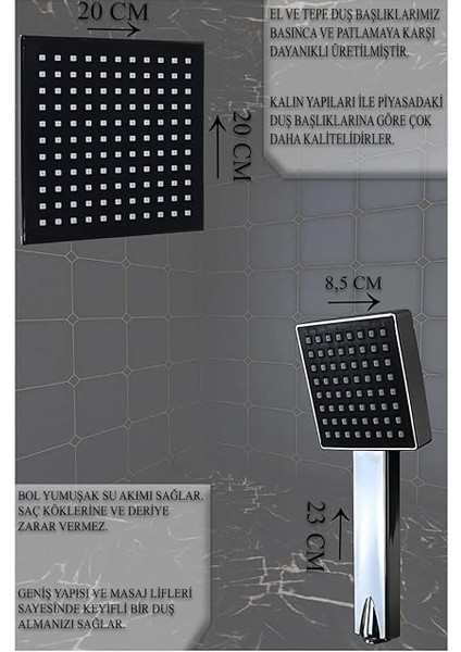 Tepe Yağmurlama Duş Seti (Banyo Bataryası Dahil Değildir) (Tahran Duş Seti) fırsatları