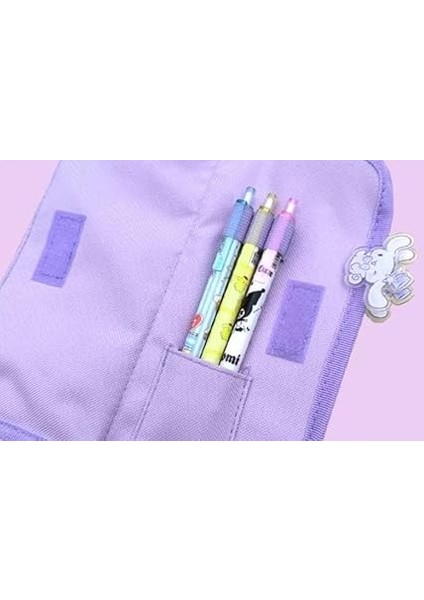 Kuromi Mor Yüksek Kapasiteli Çok Gözlü Kalemlik Kalem Kutusu modelleri