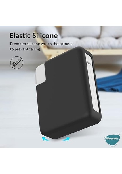 Macbook Şarj Adaptör Için Kılıf (85W-87W-96W) Matte Silicone Lila indirimleri