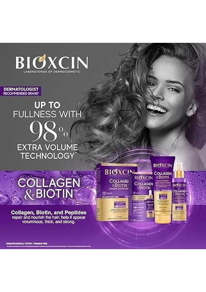 Collagen & Biotin Ekstra Hacim Saç Kremi 250 ml - Kolajen Biotin Ince Seyrek Saçlar fiyatları