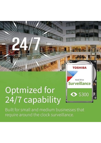 S300 6tb Video Surveillance HDD – 3.5”, 256MB Cache, HDWT860UZSVA fiyatları