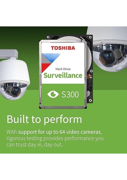 S300 6tb Video Surveillance HDD – 3.5”, 256MB Cache, HDWT860UZSVA modelleri