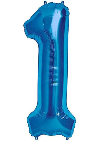Folyo Balon 34 Inç 76-82 cm (Mavi, 1)