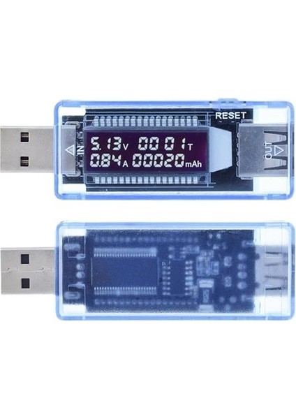 Keweısı USB Akım ve Voltaj Ölçer V20
