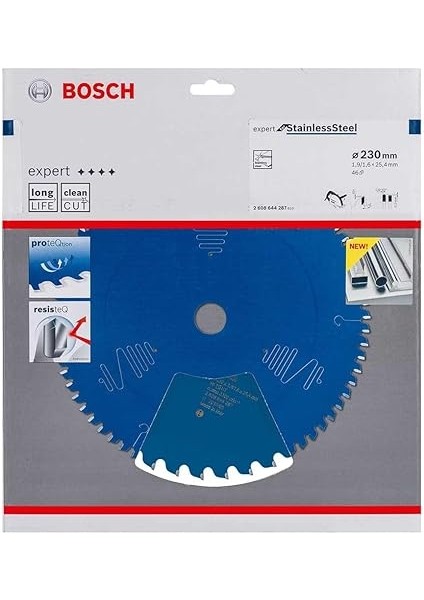 Dairesel Testere Bıçağı Expert Stainless Steel, 230 x 25,4 x 1,9 Mm, Diş Sayısı 46, 1 Adet, 2608644287 Için modelleri