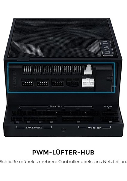 Li Edge Gold 1200 Pc Güç Kaynağı, Siyah, 1200 Watt Atx Güç Kaynağı, Pcıe 5.1, Atx 3.1 Psu | 80 Plus Altın, Modüler, Kollu Kablo Seti, Nvıdıa Rtx Için 12VHPWR, Sessiz Fan, USB Hub ve Fan Hub fırsatları