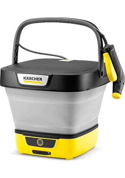 Mobile Outdoor Cleaner Oc 3 Foldable, Basma Miktarı: 2 L/dk, Katlanabilir Su Tankı, Ağırlık: 2,2 Kg, Su Haznesi: 8 L, Lityum Iyon Pil