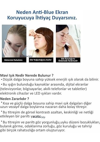 Macbook Air M4 M3 M2 13.6 Inç Ekran Koruyucu A2681 A3113 A3240 | Mavi Işık Önleyici Anti Blue Ray | Parlama Önleyici Şeffaf Mat Koruma Film Şeffaf indirimleri