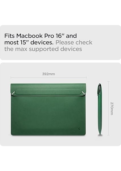 16'' MacBook & Notebook Laptop Taşıma Çantası Valentinus S Jeju Green - AFA06426 indirimleri