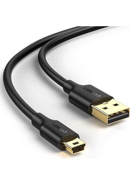 2.0 A Usb-A & Mini-Usb, Şarj ve Data Kablosu, 1.5 Metre, Siyah