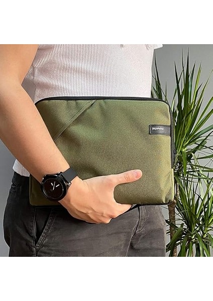 iPad Samsung Huawei Lenova Uyumlu Smart Slim Tablet Çantası (Haki) modelleri