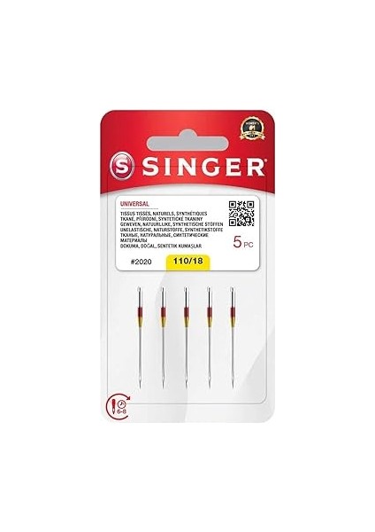 Singer 5 Li Dikiş Makinesi Iğnesi 18 Numara - Çok Amaçlı Dikiş Makinesi Yağı Seti modelleri