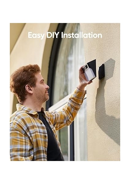 Security By Anker 2k Duvar Lambalı S120 Solar Kamera, T81A0 indirimleri